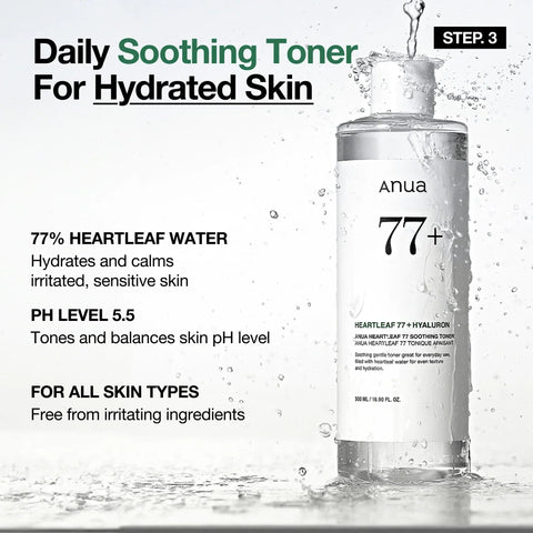 5-step Korean Skincare Set with SPF