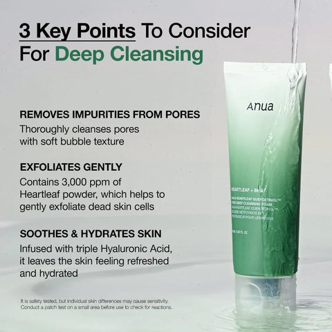 Heartleaf Quercetinol Pore Deep Cleansing Foam