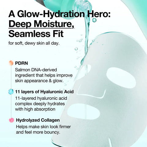 PDRN Hyaluronic Acid Capsule 100 Serum Mask 1ea